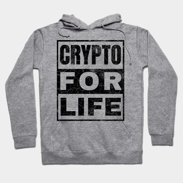 Crypto for Life Hoodie by IndiPrintables